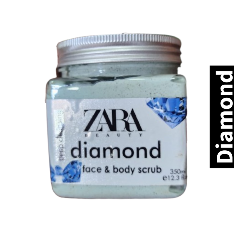 Deep Cleansing Zara Beauty Diamond Face & Body Scrub 350ml