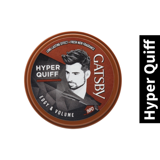 Edgy & Volume Gatsby Hyper Quiff Hair Styling Wax 75g