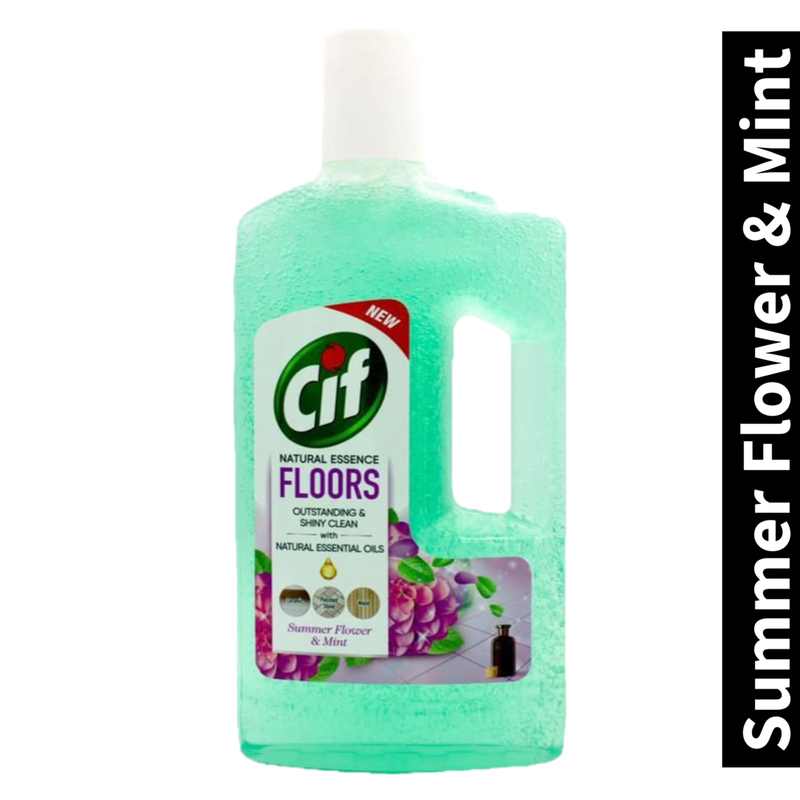 Summer Flower & Mint Cif Floors Outstanding & Shiny Clean With 1Kg