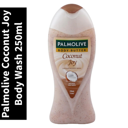 Coconut Joy Palmolive Butter With Real Fruit Seeds Body Wash 250ml