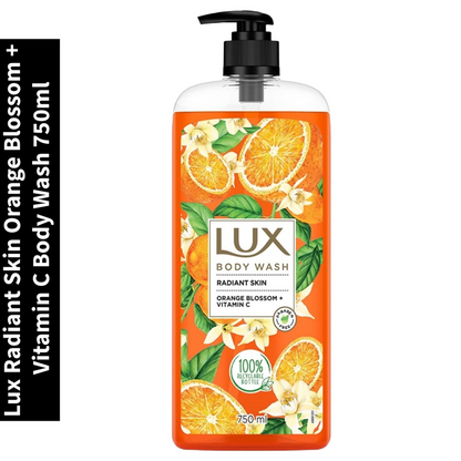 Radiant Skin Lux Orange Blossom + Vitamin C Body Wash 750ml