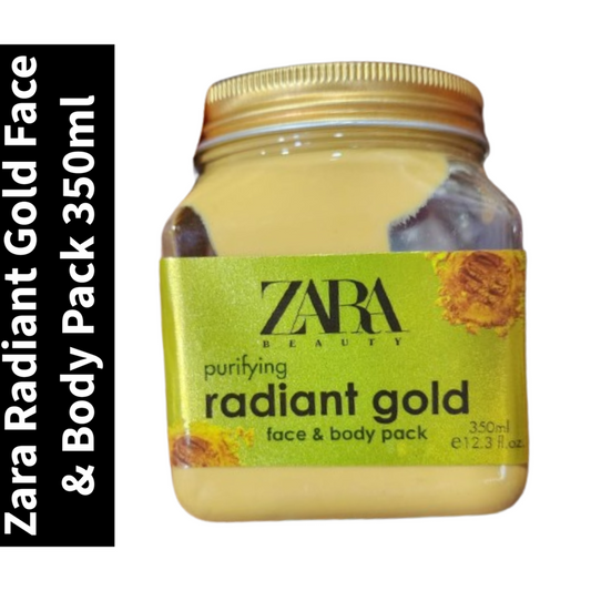 Beauty Zara Purifying Radiant Gold Face & Body Pack 350ml