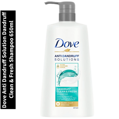 Anti Dandruff Solution Dove Dandruff Clean & Fresh Shampoo 650ml