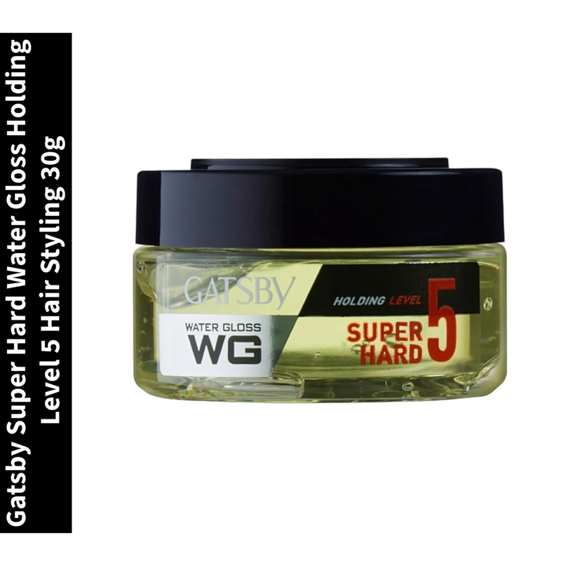 Super Hard Gatsby Water Gloss Holding Level 5 Hair Styling 30g