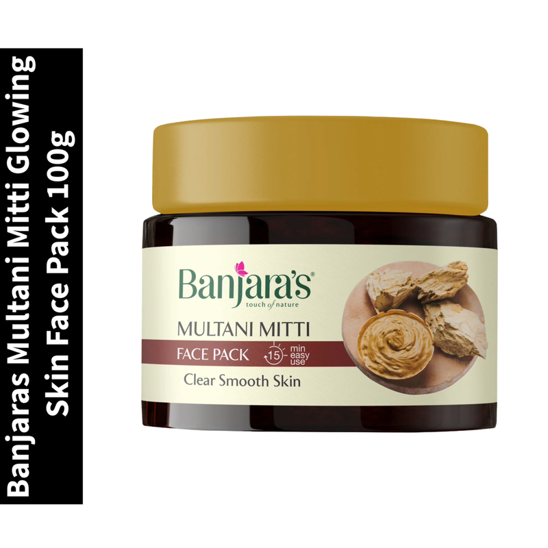 Multani Mitti Banjaras Glowing Skin Face Pack 100g