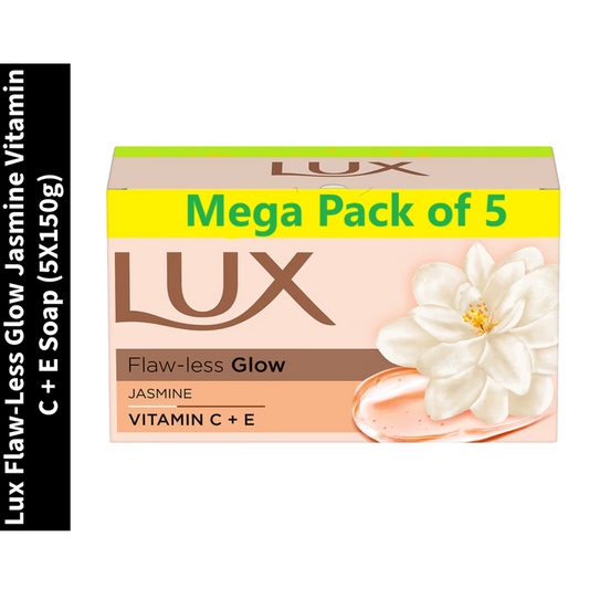 Flaw-Less Glow Lux Jasmine Vitamin C + E Soap (5X150g)