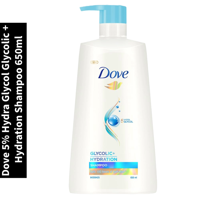 5% Hydra Glycol Dove Glycolic + Hydration Shampoo 650ml