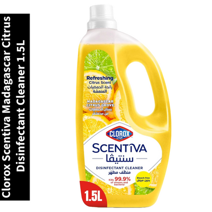 Scentiva Clorox Madagascar Citrus Disinfectant Cleaner 1.5L