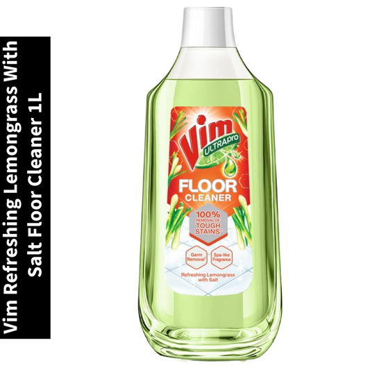 Refreshing Vim Lemongrass With Salt Floor Cleaner 1L