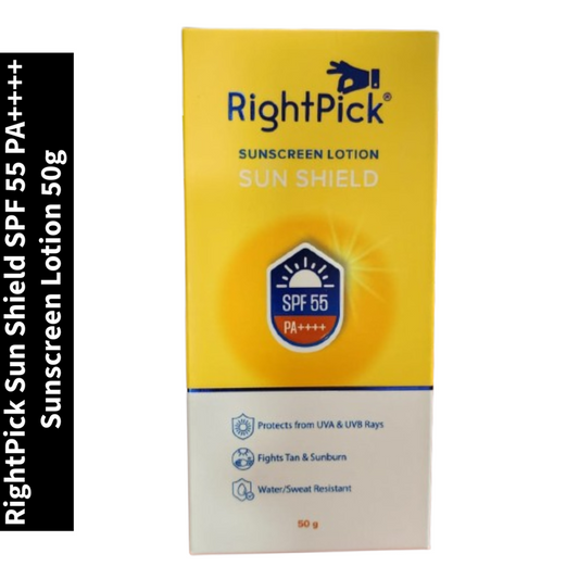 Sun Shield RightPick SPF 55 PA++++ Sunscreen Lotion 50g