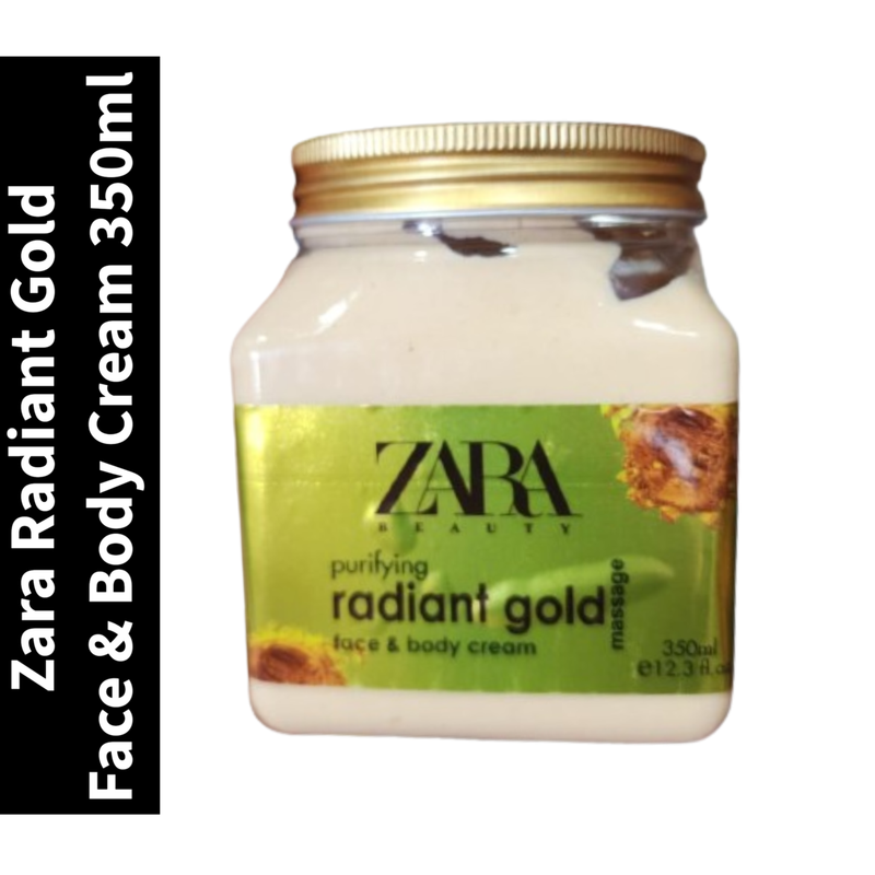 Beauty Zara Purifying Radiant Gold Face & Body Cream 350ml