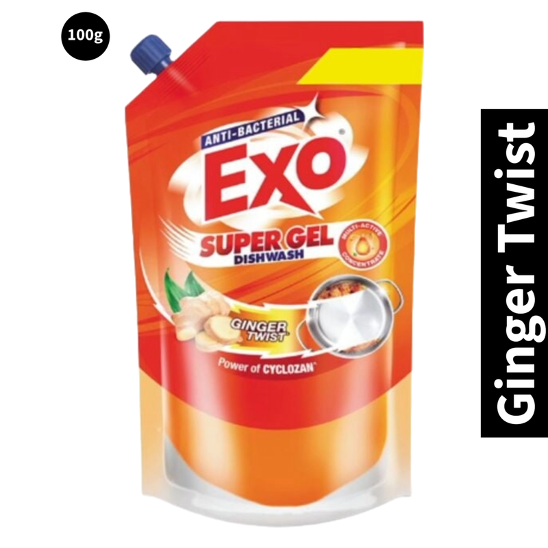 Goodness of Ginger Exo Anti-Bacterial Super Gel Dishwash 100g