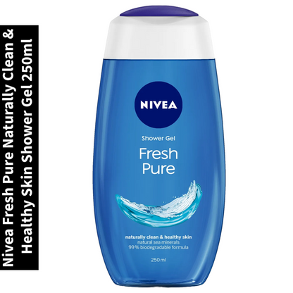 Fresh Pure Nivea Naturally Clean & Healthy Skin Shower Gel 250ml