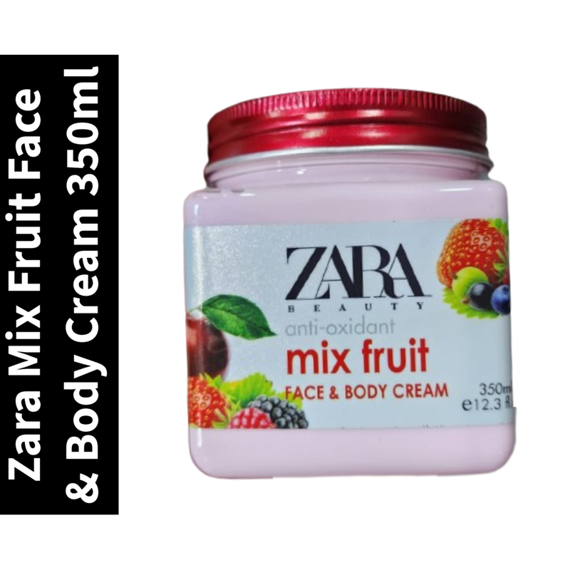 Beauty Zara Anti-Oxidant Mix Fruit Face & Body Cream 350ml