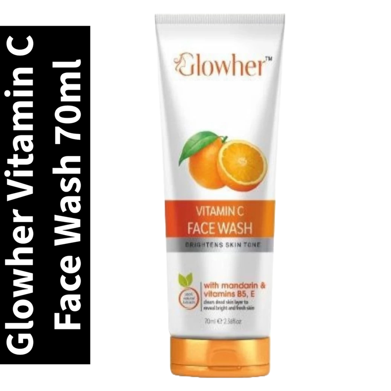 Vitamin C Glowher Brightens Skin Tone Face Wash 70ml