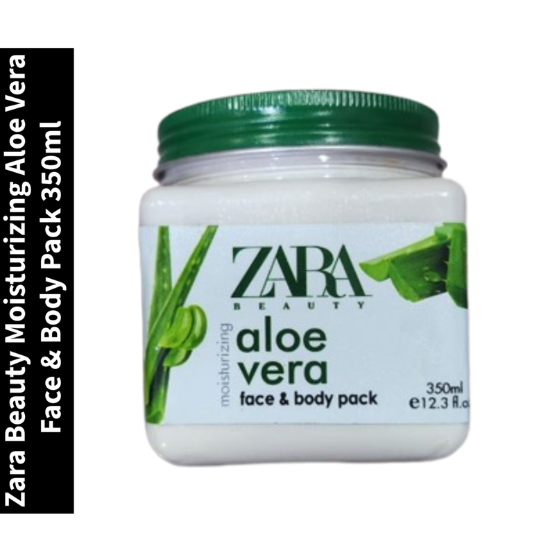 Beauty Zara Moisturizing Aloe Vera Face & Body Pack 350ml