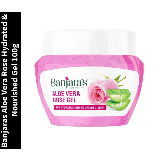 Aloe Vera Rose Banjaras Hydrated & Nourished Gel 100g