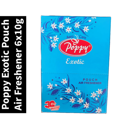 Natural Fresh Poppy Exotic Pouch Air Freshener 6x10g