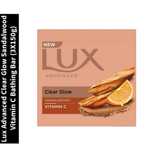 Advanced Clear Glow Lux Sandalwood Vitamin C Bathing Bar (3X150g)