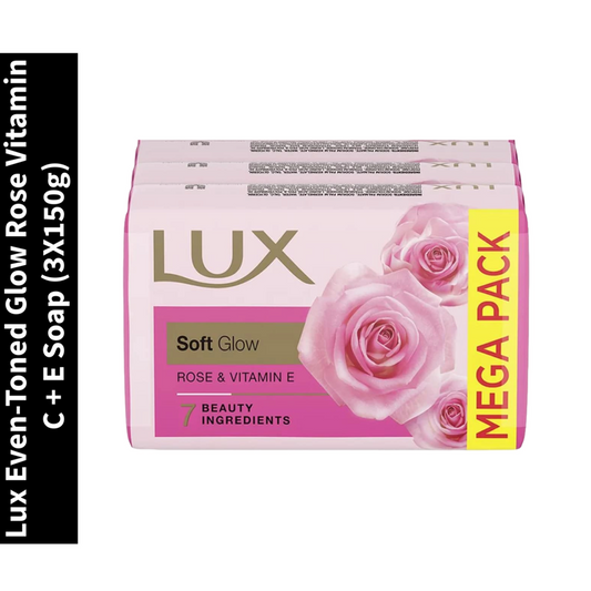 Even-Toned Glow Lux Rose Vitamin C + E Soap (3X150g)