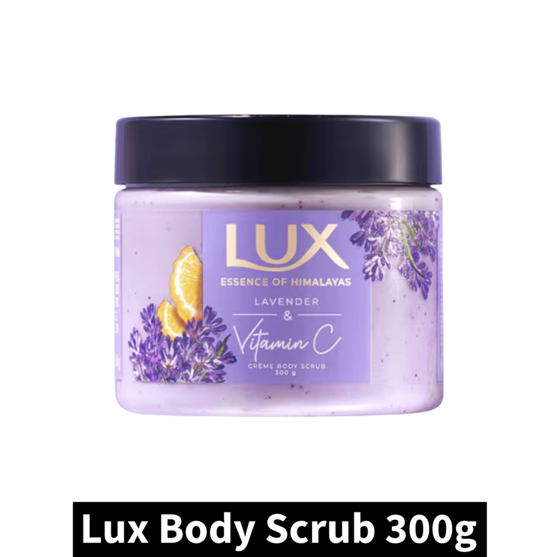 Essence of Hmalayas Lux Lavender & Vitamin C Creme Body Scrub 300g