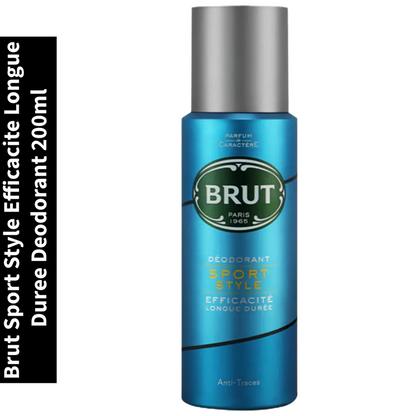 Sport Style Brut Efficacite Longue Duree Deodorant 200ml