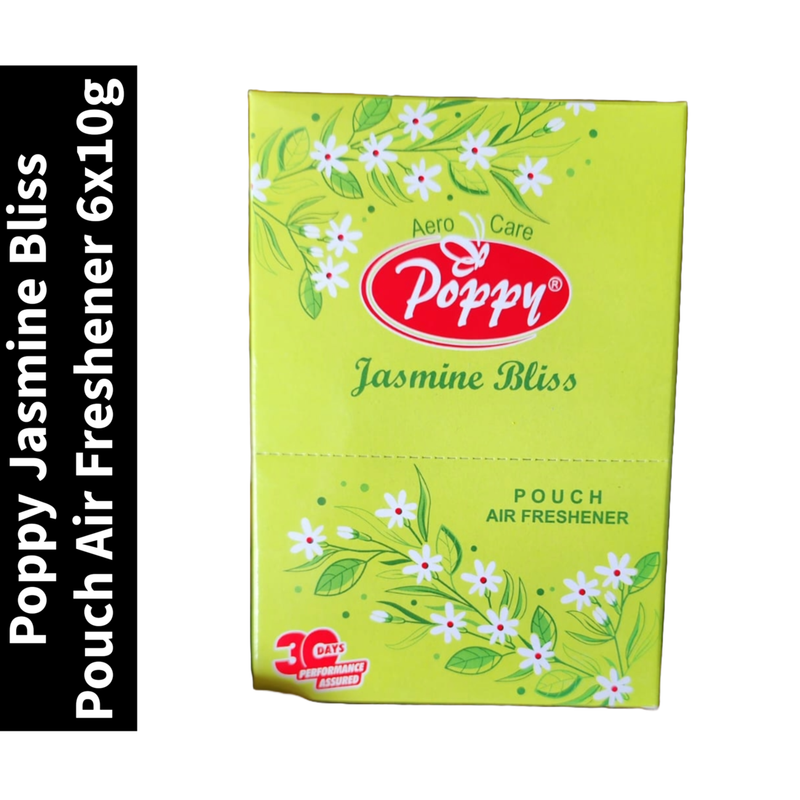 Natural Fresh Poppy Jasmine Bliss Pouch Air Freshener 6x10g