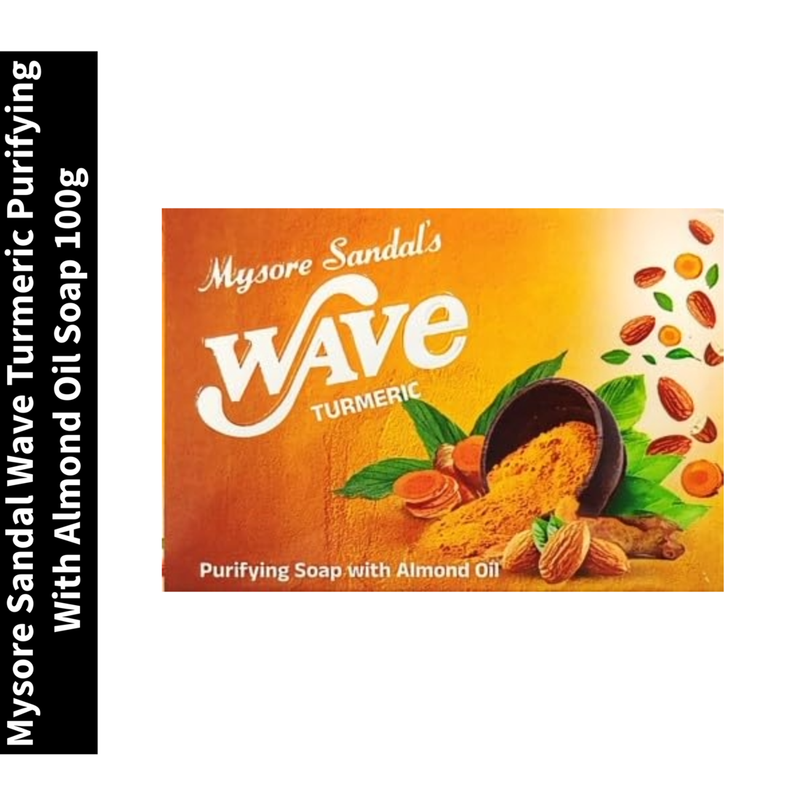 Sandal Wave Turmeric Mysore Purifying With Almond Oil Soap 100g