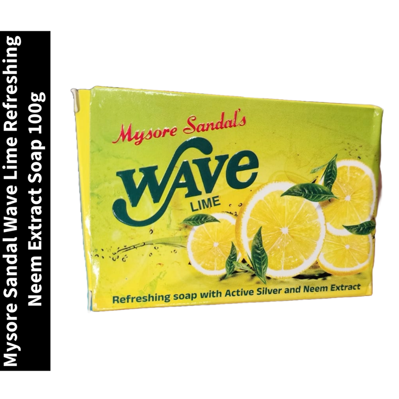 Sandal Wave Lime Mysore Refreshing Neem Extract Soap 100g