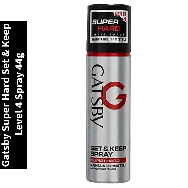 Super Hard Gatsby Set & Keep Level 4 Spray 44g