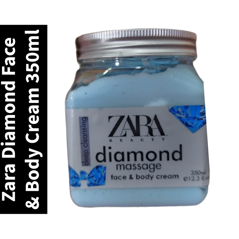 Beauty Zara Deep Cleansing Diamond Face & Body Cream 350ml