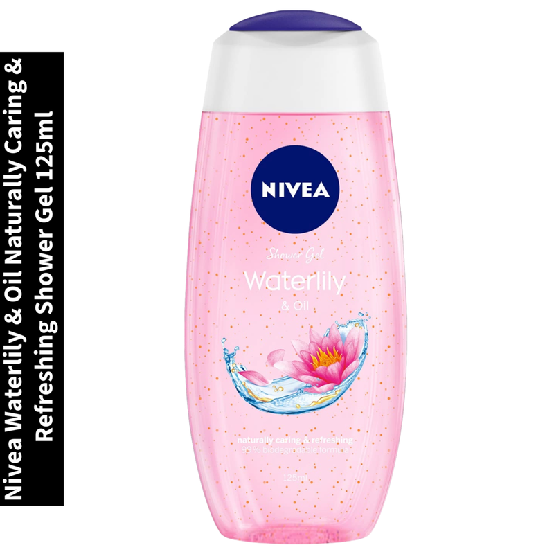 Waterlily & Oil Nivea Naturally Caring & Refreshing Shower Gel 125ml