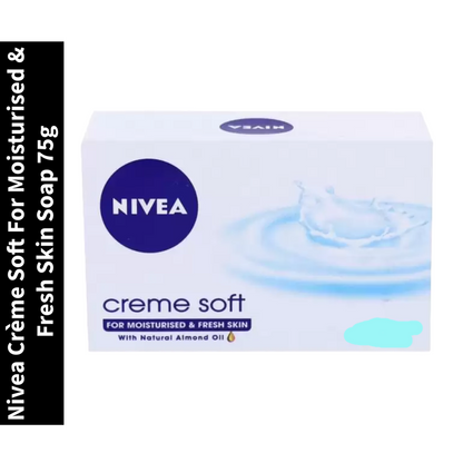 Crème Soft Nivea For Moisturised & Fresh Skin Soap 75g