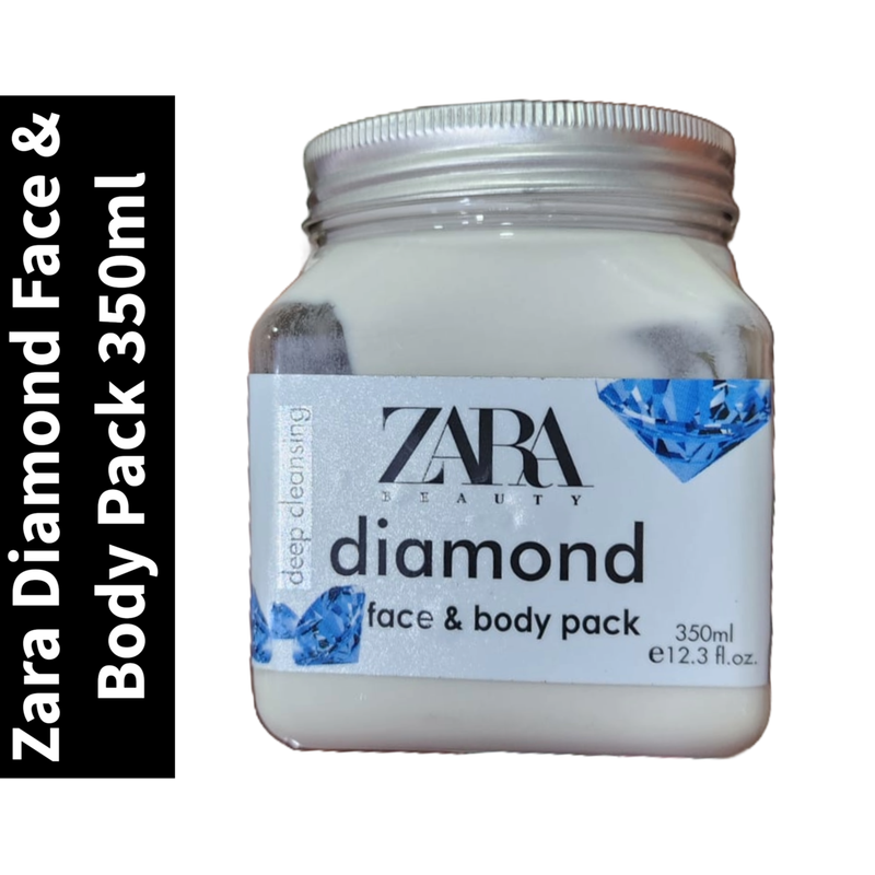 Beauty Zara Deep Cleansing Diamond Face & Body Pack 350ml