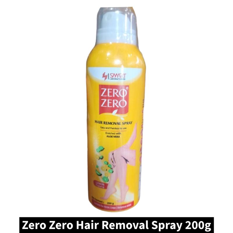 Zero Zero Aloe Vera & Lemon Hair Removal Spray (200gm)(Pack of 1)