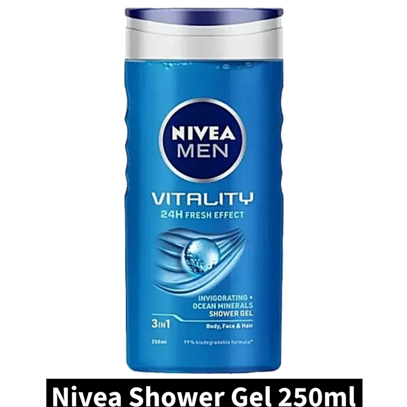 Nivea Men Vitality Shower Gel (250ml)(Pack of 1)