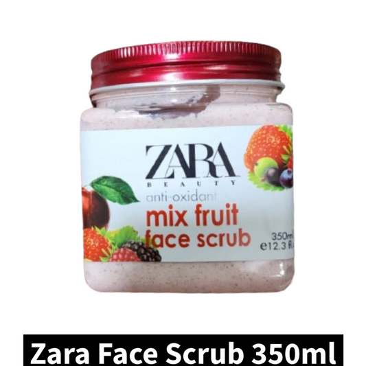 Zara Beauty Mix Fruit Face Scrub (350ml)(Pack of 1)