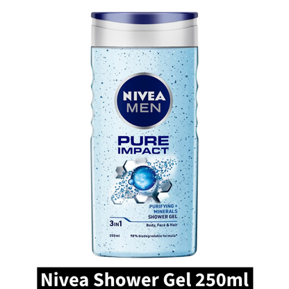 Nivea Men Pure Impact Shower Gel (250ml)(Pack of 1)