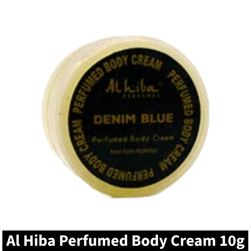 Al Hiba Perfume Body Cream Denim Blue (10gm)