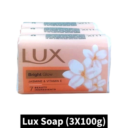 Lux Brighter Glow Jasmine Soap (3X100gm)(Pack of 1)