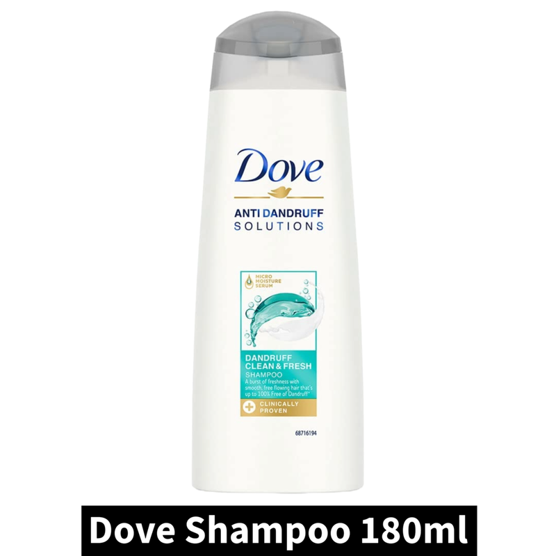 Dove Dandruff Clean & Fresh Shampoo (180ml)(Pack of 1)