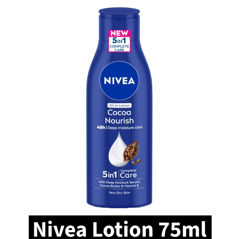 Nivea Cocoa Nourish Lotion (75ml)(Pack of 1)