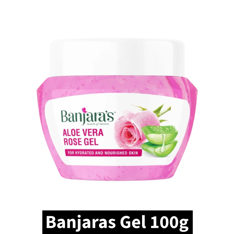 Banjaras Aloe Vera Rose Gel (100gm)(Pack of 1)