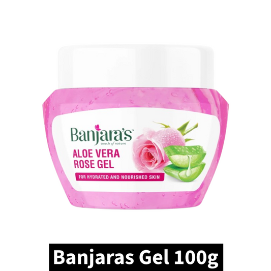 Banjaras Aloe Vera Rose Gel (100gm)(Pack of 1)