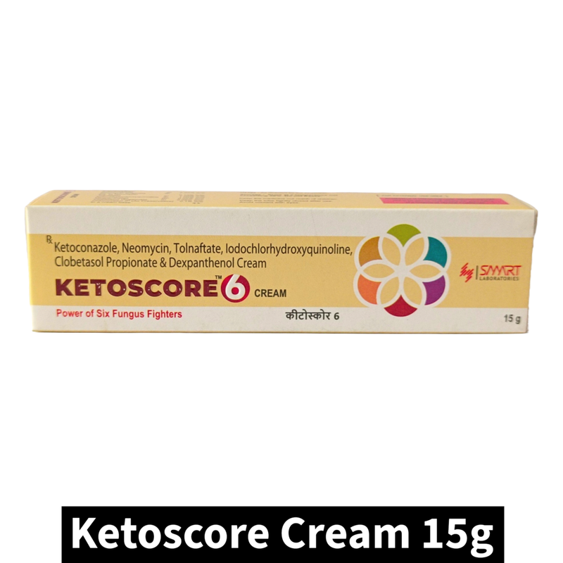 Ketoscore 6 Cream (15gm)(Pack of 1)