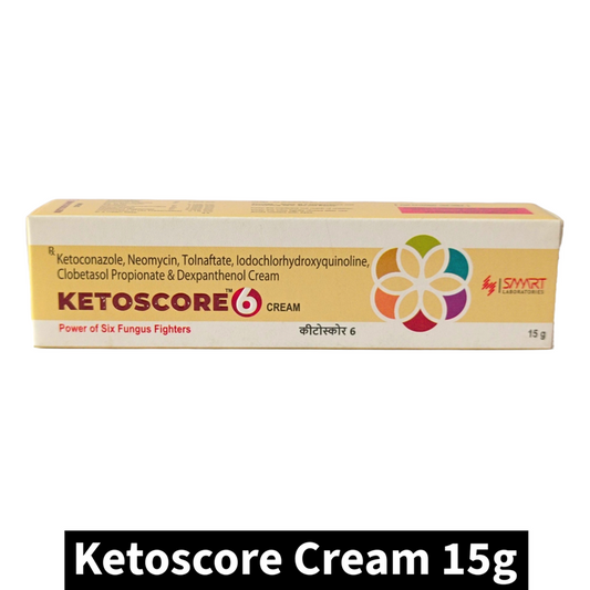 Ketoscore 6 Cream (15gm)(Pack of 1)