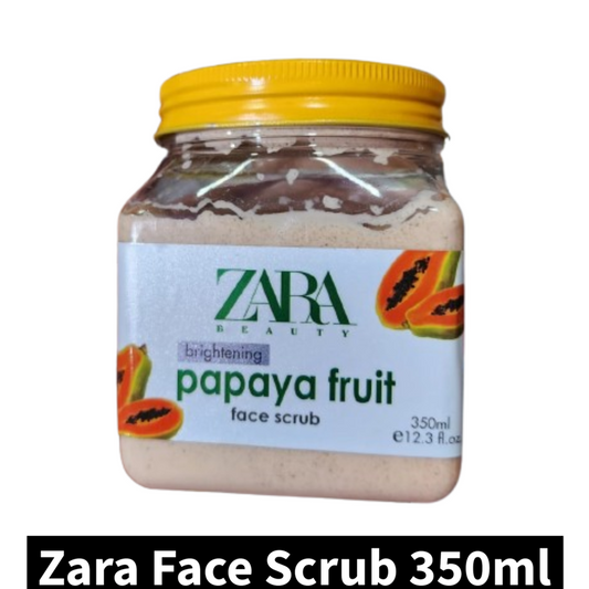 Zara Beauty Papaya Fruit Face Scrub (350ml)(Pack of 1)