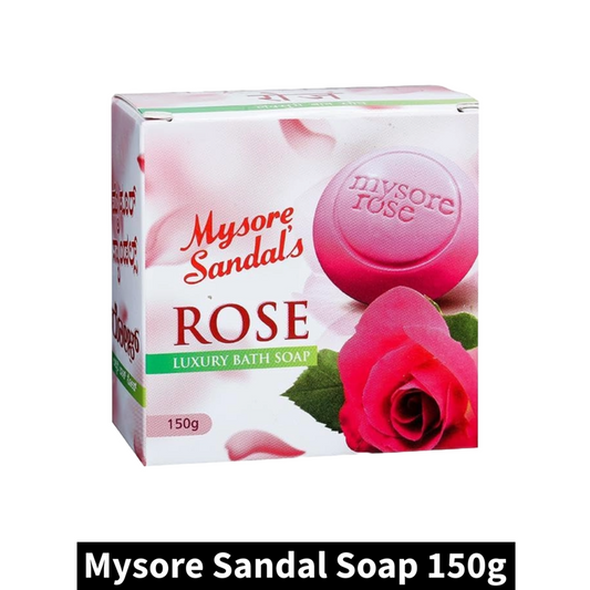 Mysore Sandal Rose Soap (150gm)(Pack of 1)