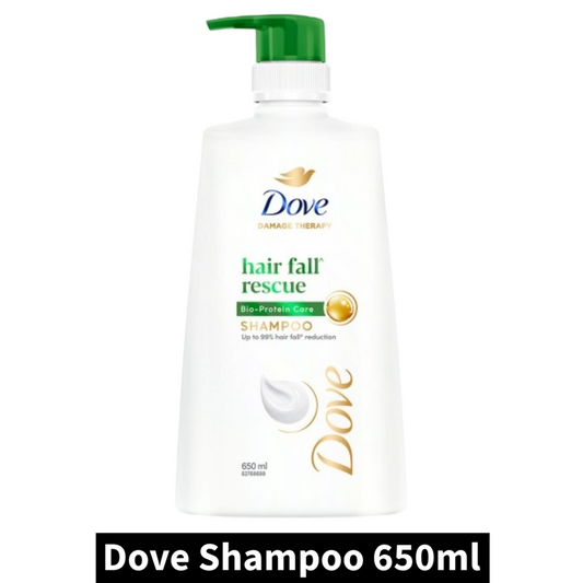 Dove Hair Fall Rescue Damage Therapy Shampoo (650ml)(Pack of 1)