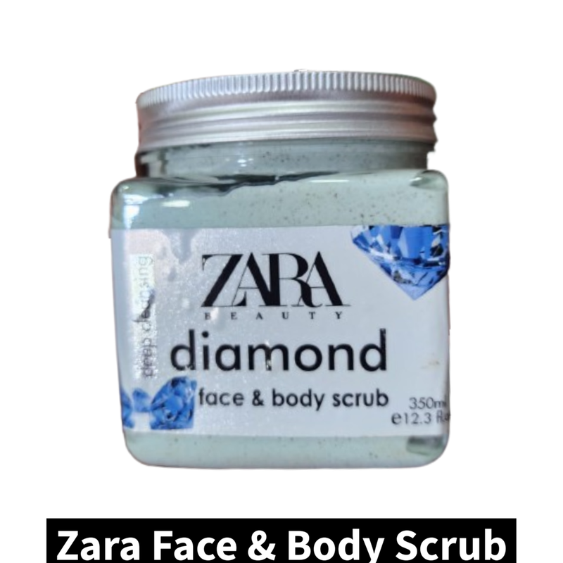 Zara Beauty Diamond Face & Body Scrub (350ml)(Pack of 1)